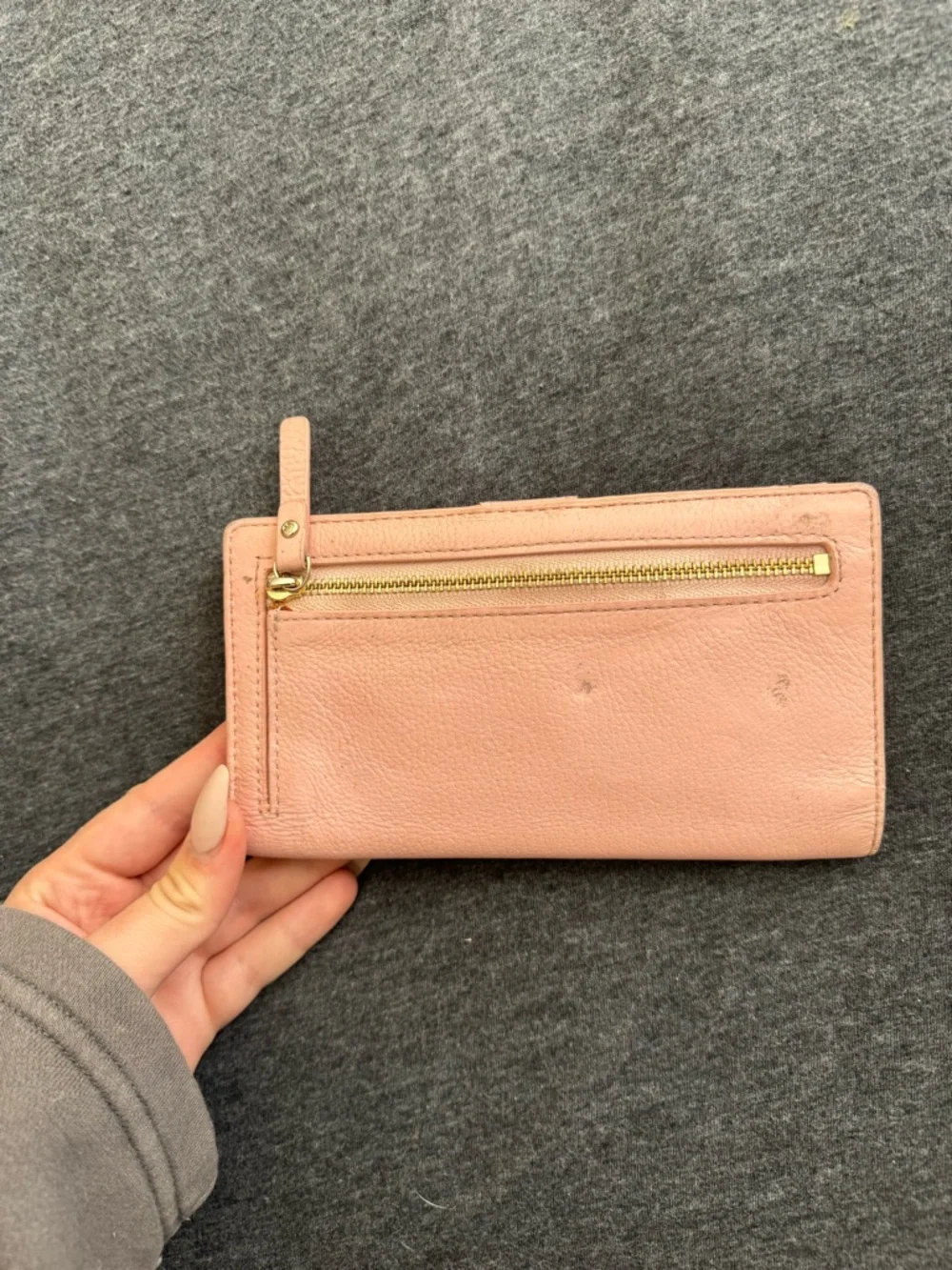 kate spade New York Pink Bow Zip-Around Wallet